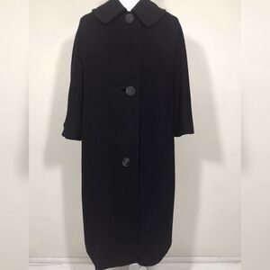 Dark As Night Black Swing Coat